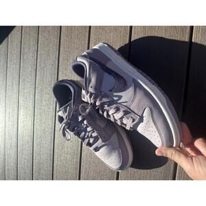 Nike Men's Plum Dunks Sneakers Size 10 Purple and White